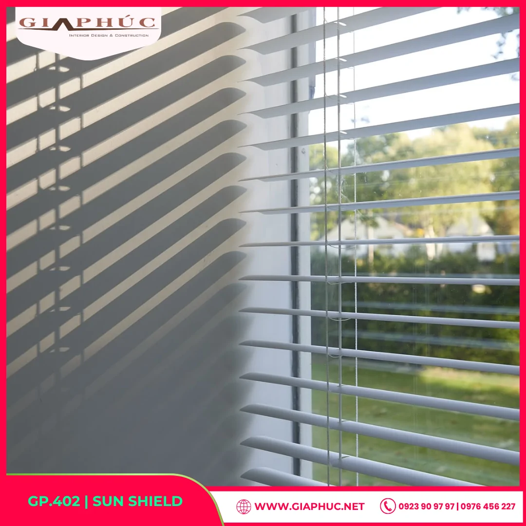 Rèm Sáo Nhôm Màu Trắng – Sun Shield